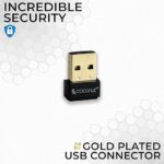Coconut USB WiFi Adapter for PC Laptop 150Mbps Gold Plated Wireless Network Receiver for Desktop - Nano Size 2.4Ghz WiFi Dongle Compatible with Windows Mac Linux… - Image 5
