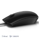 Dell MS116 Wired Optical Mouse, 1000DPI, LED Tracking, Scrolling Wheel, Plug and Play - Image 4