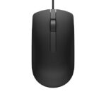 Dell MS116 Wired Optical Mouse, 1000DPI, LED Tracking, Scrolling Wheel, Plug and Play